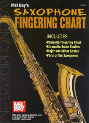 Book cover for Saxophone Fingering Chart