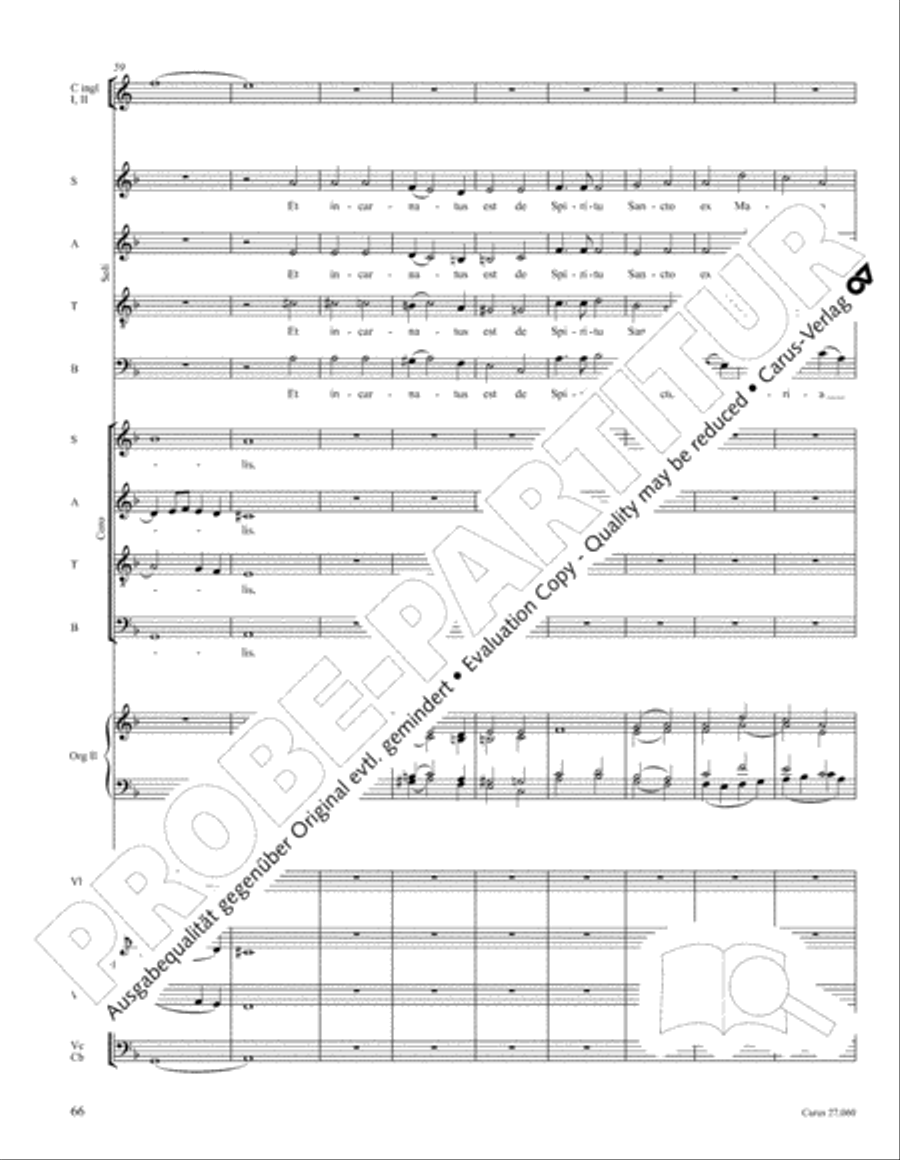 Messe a quatre voix 4-Part scores gallery preview page 77