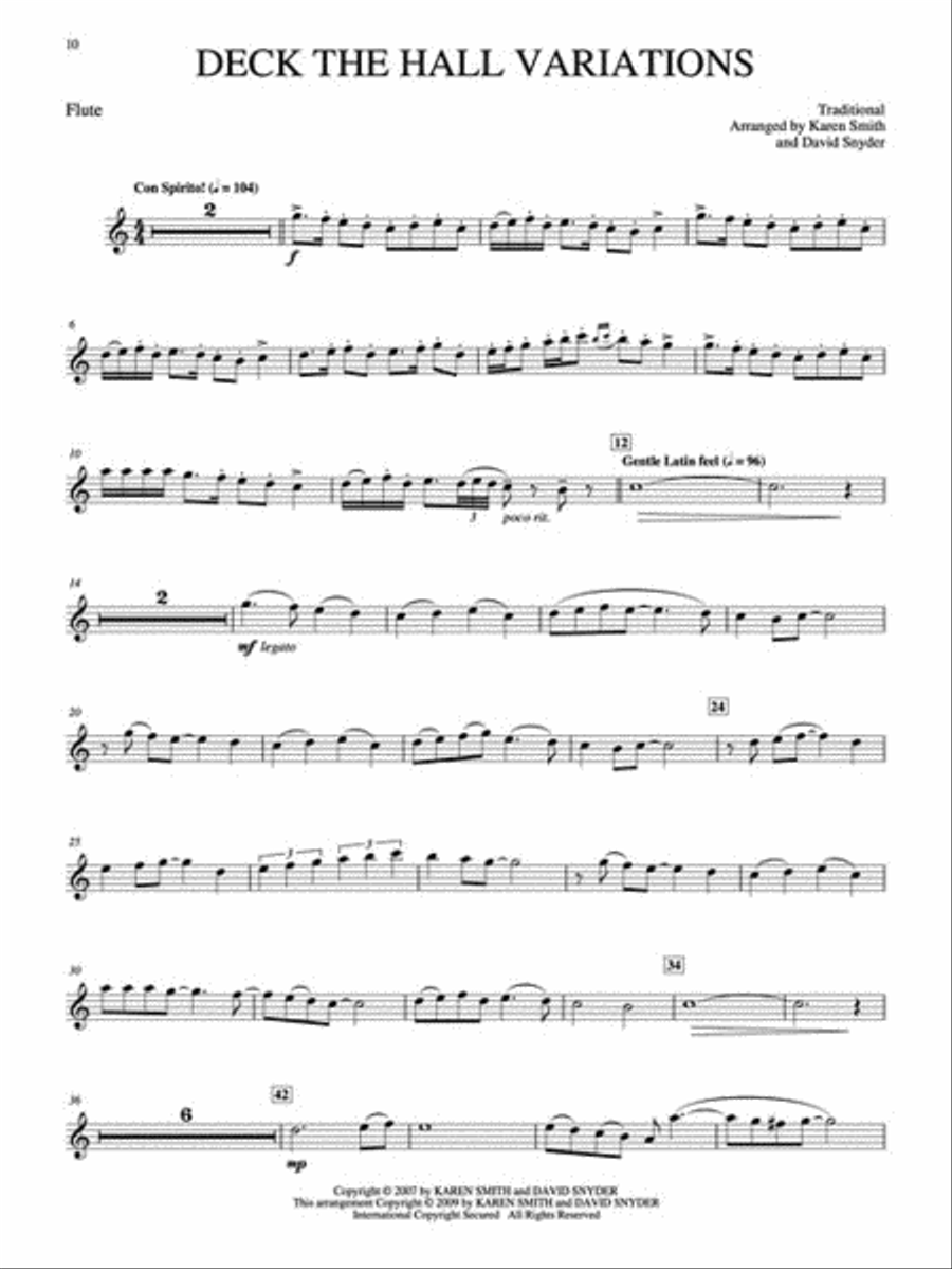 O Holy Night O Holy Night Flute Solo scores gallery preview page 4
