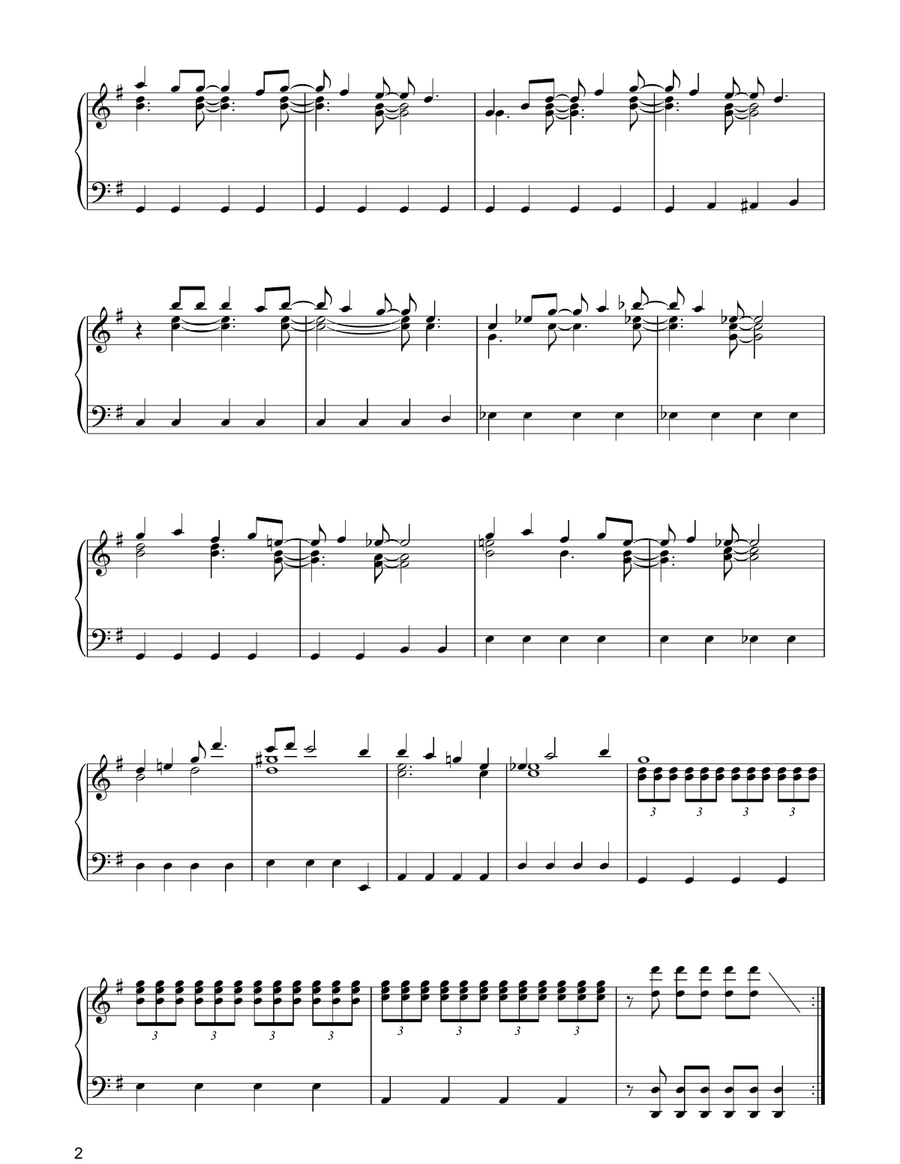 All I Want For Christmas Is You Piano Solo scores gallery preview page 2