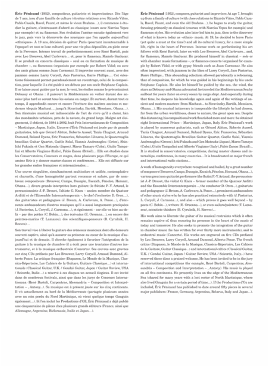 Improvisation XVII-XXI Classical Guitar scores gallery preview page 3