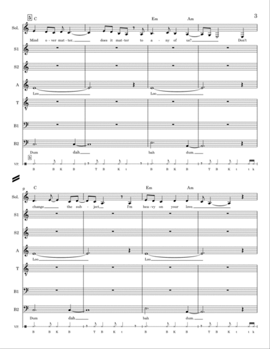 Mind Over Matter 4-Part scores gallery preview page 3