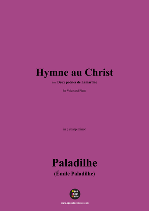 Paladilhe-Hymne au Christ,in c sharp minor