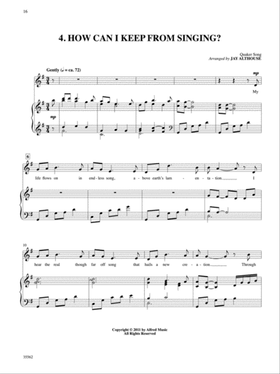 American Folk Songs for Solo Singers Medium-High Voice scores gallery preview page 3
