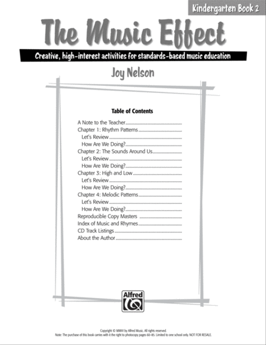 The Music Effect, Book 2 The Music Effect, Book 2 Classroom Materials scores gallery preview page 5