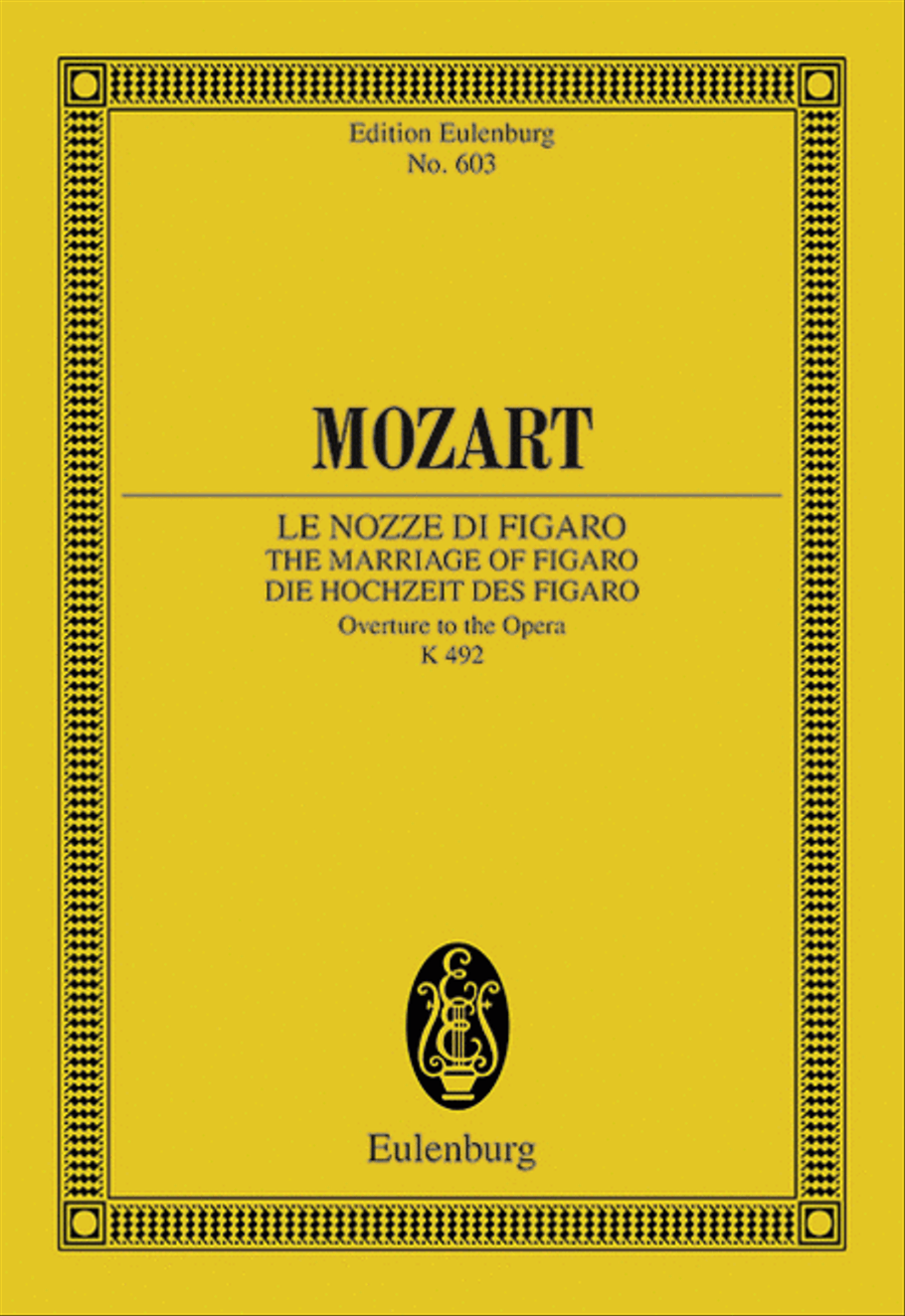 The Marriage of Figaro Orchestra scores gallery preview page 1