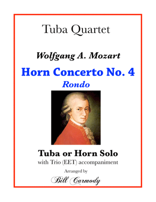 Book cover for Horn Concerto No 4 mvt 3