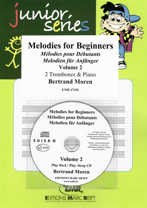 Book cover for Melodies for Beginners Volume 2