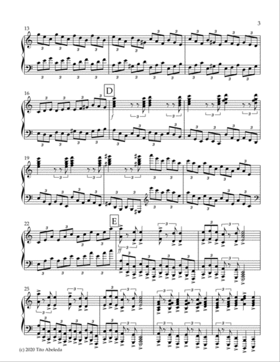 Phoenix Rising (Piano Solo) Piano Solo scores gallery preview page 3