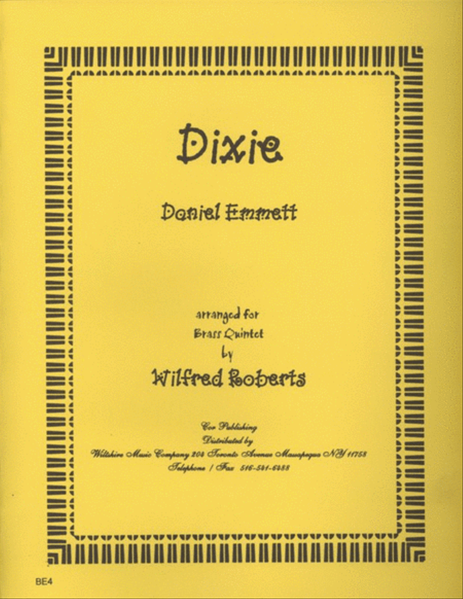 Dixie (Wilfred Bob Roberts) Brass Quintet scores gallery preview page 1