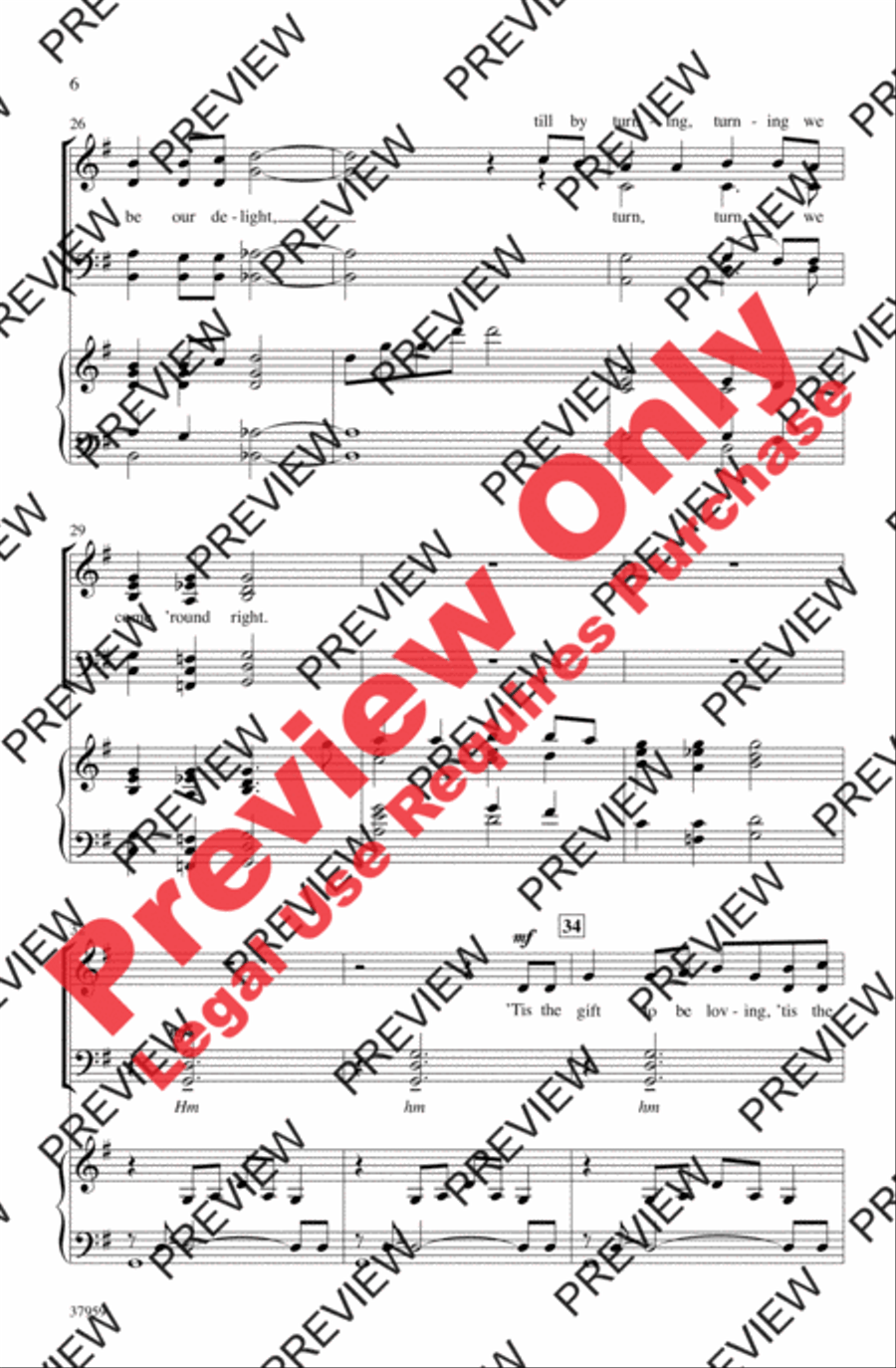 Simple Gifts Simple Gifts 4-Part scores gallery preview page 5