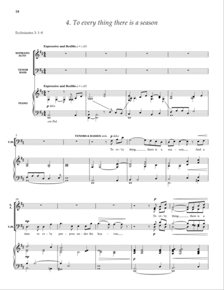 Dances of Time 4-Part scores gallery preview page 5