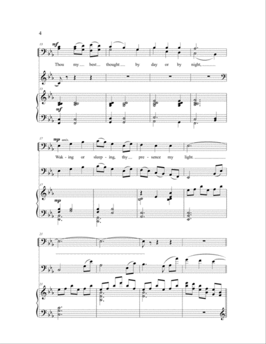 Be Thou My Vision 4-Part scores gallery preview page 3