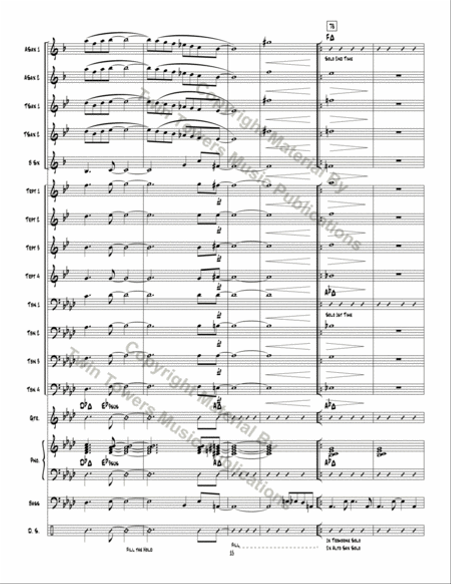 Captiva Island Jazz Ensemble scores gallery preview page 16
