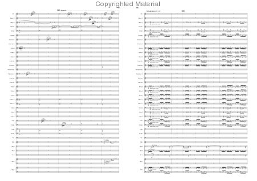 Variations on a Pentatonic Theme Concert Band scores gallery preview page 34