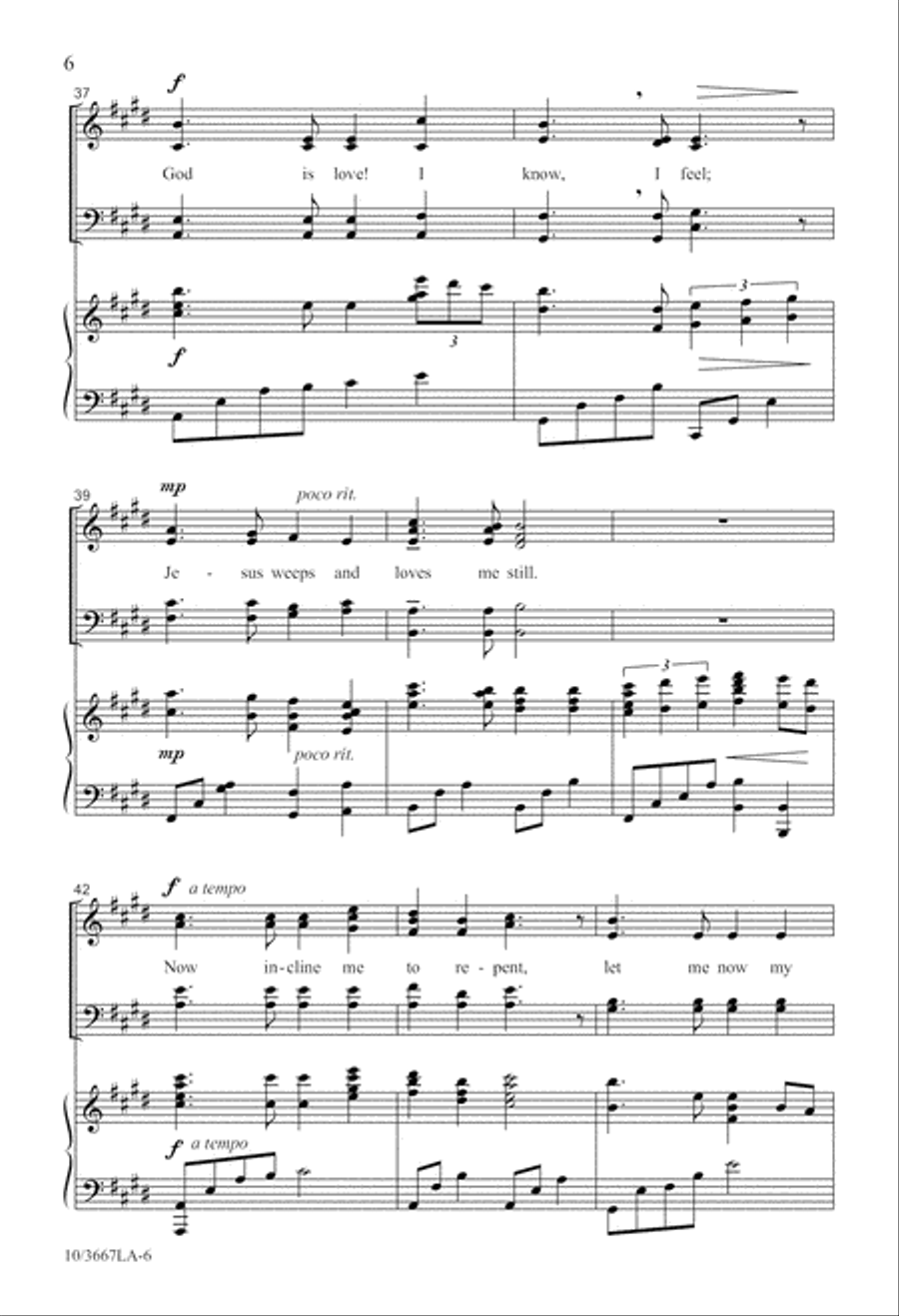 Depth of Mercy 4-Part scores gallery preview page 6
