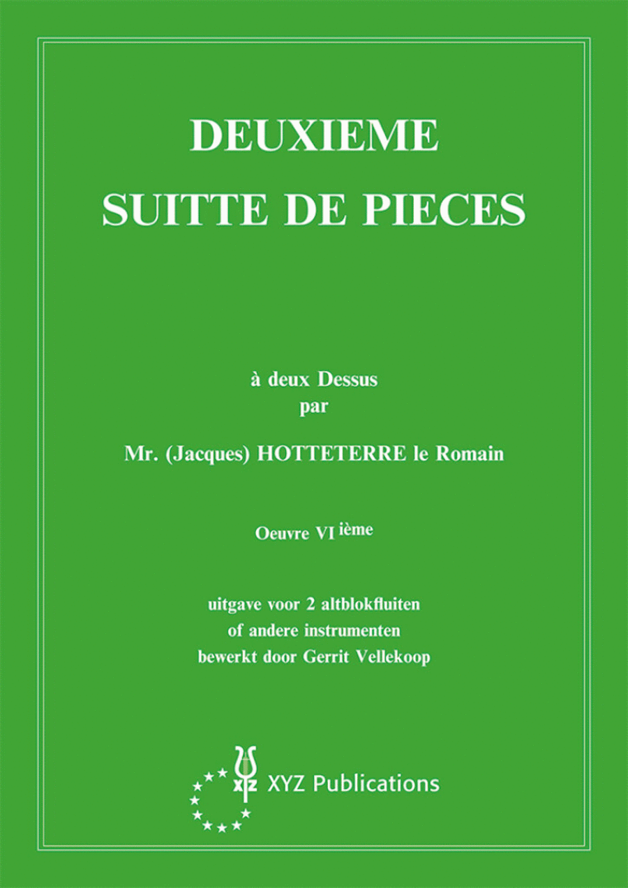 Deuxieme Suitte de Pieces Woodwind Duet scores gallery preview page 1