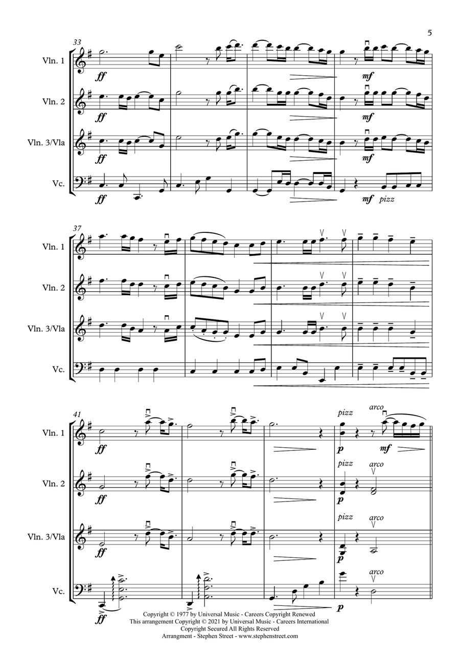 Songbird String Quartet scores gallery preview page 5