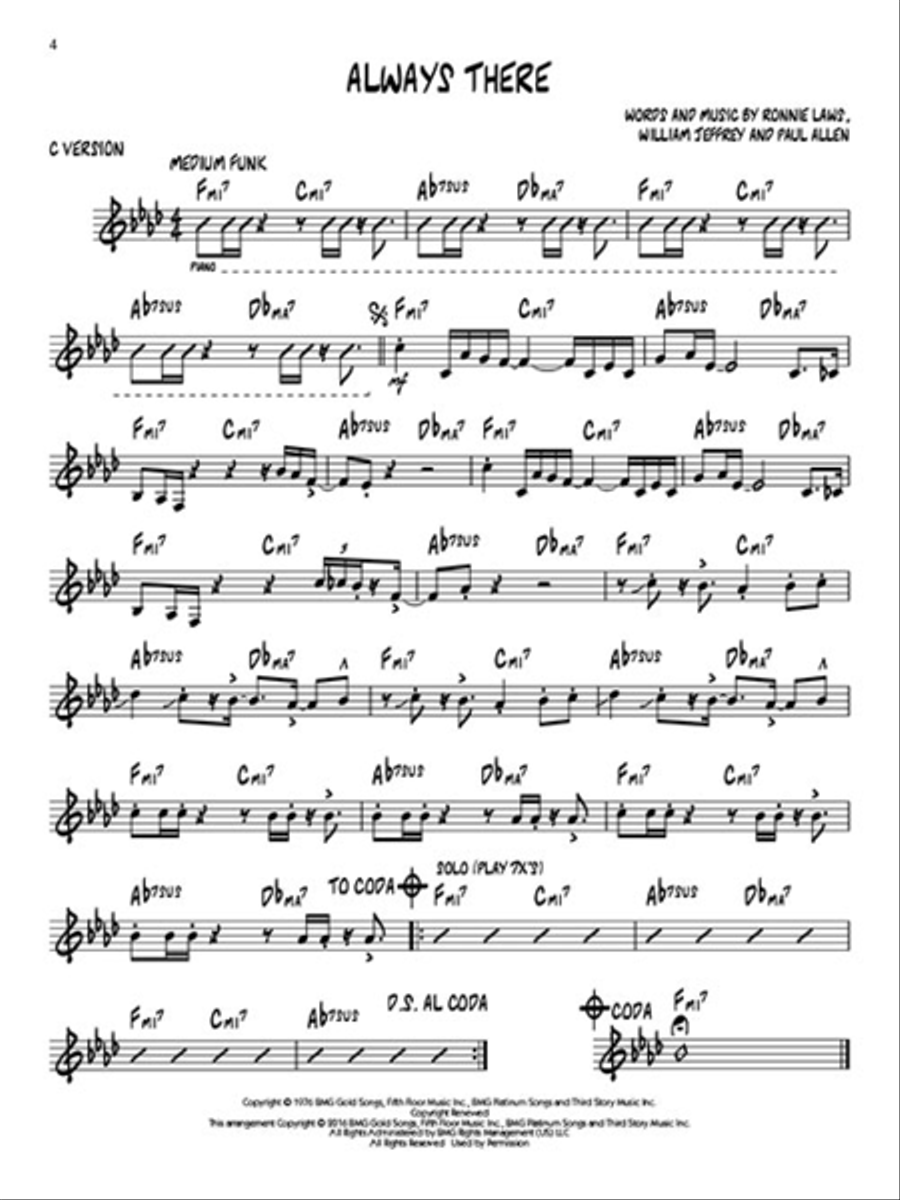 Jazz/Funk C Instrument scores gallery preview page 3
