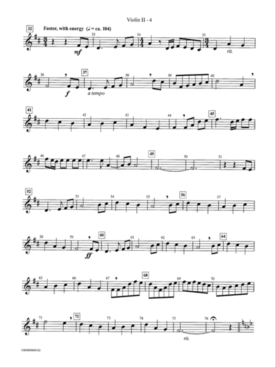 Sing Noel! (A Carol Service): 2nd Violin String Quartet scores gallery preview page 4
