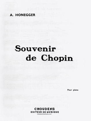 Souvenir de Chopin