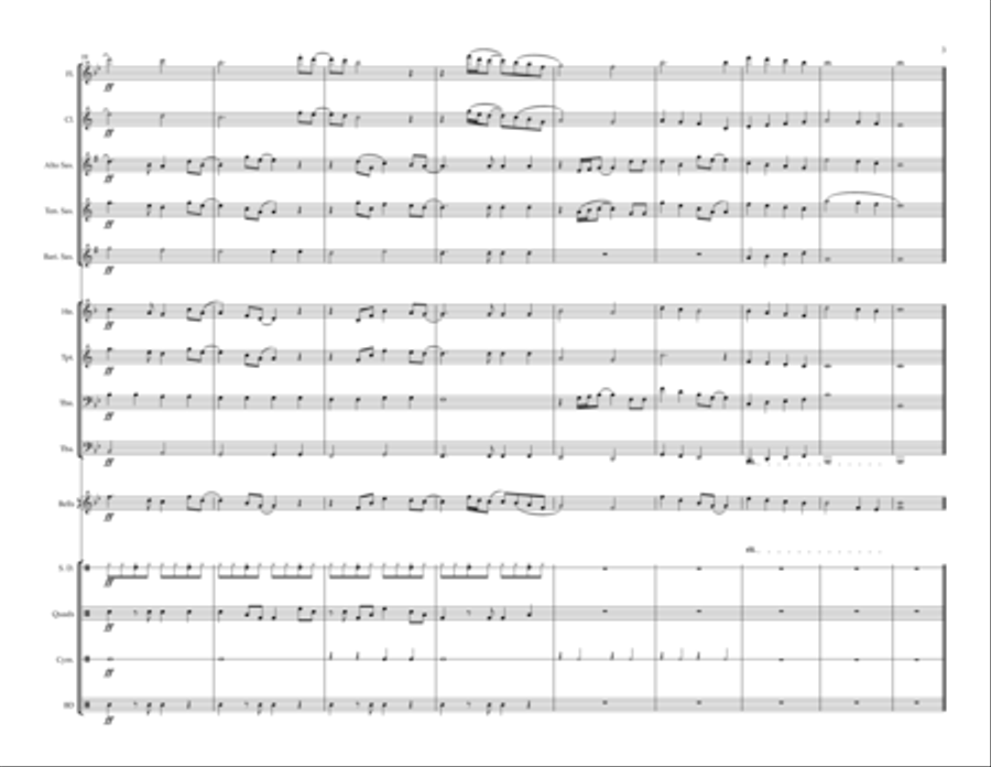 Can You Feel The Love Tonight Marching Band scores gallery preview page 3
