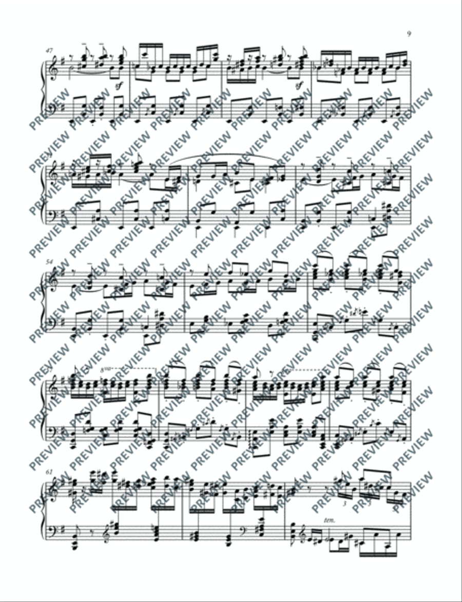 Carmen Paraphrases Carmen Paraphrases Piano Solo scores gallery preview page 10
