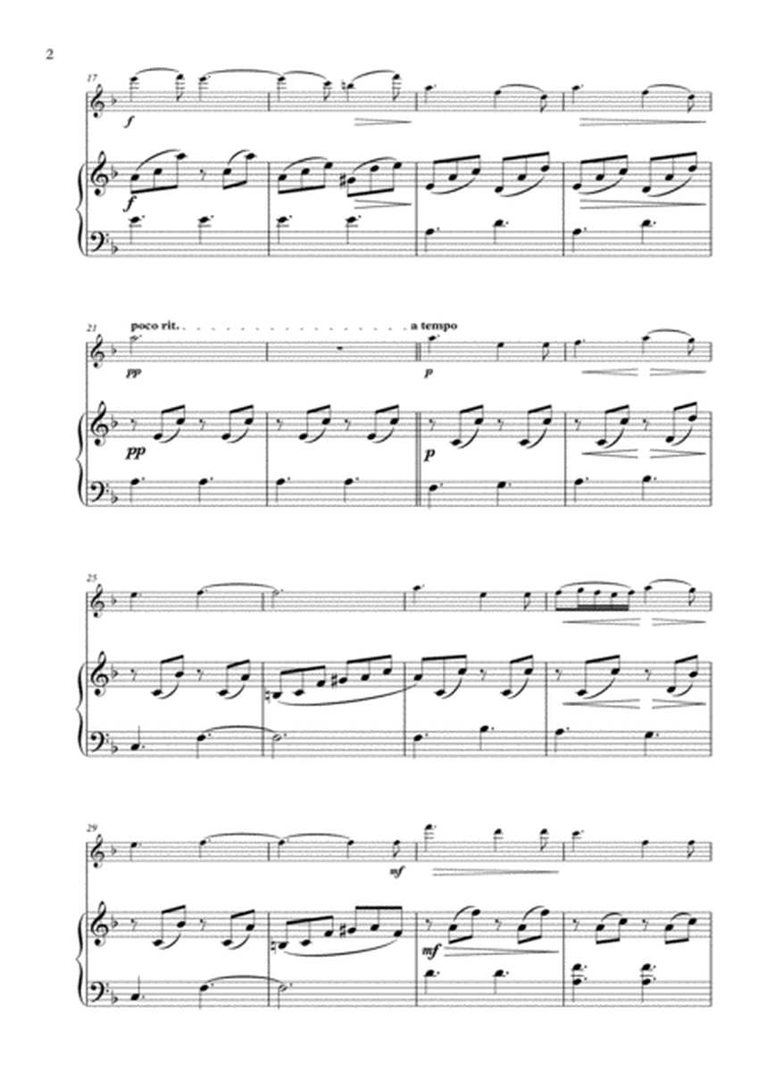 Romance Op. 17 arranged for Flute and Piano image number null