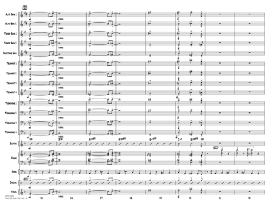 Not Yet Over the Hill - Conductor Score (Full Score) Conductor Score scores gallery preview page 4