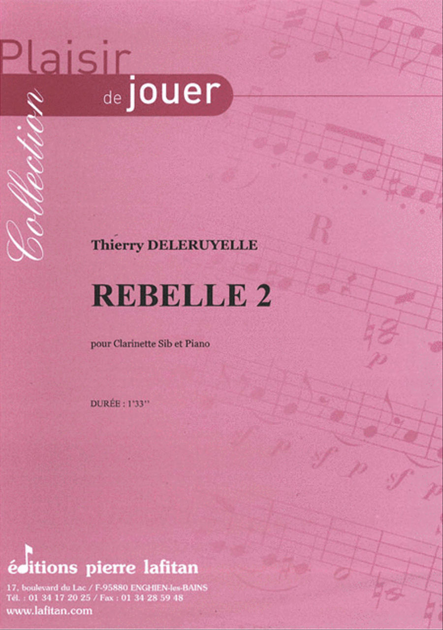 Rebelle 2 Clarinet Solo scores gallery preview page 1