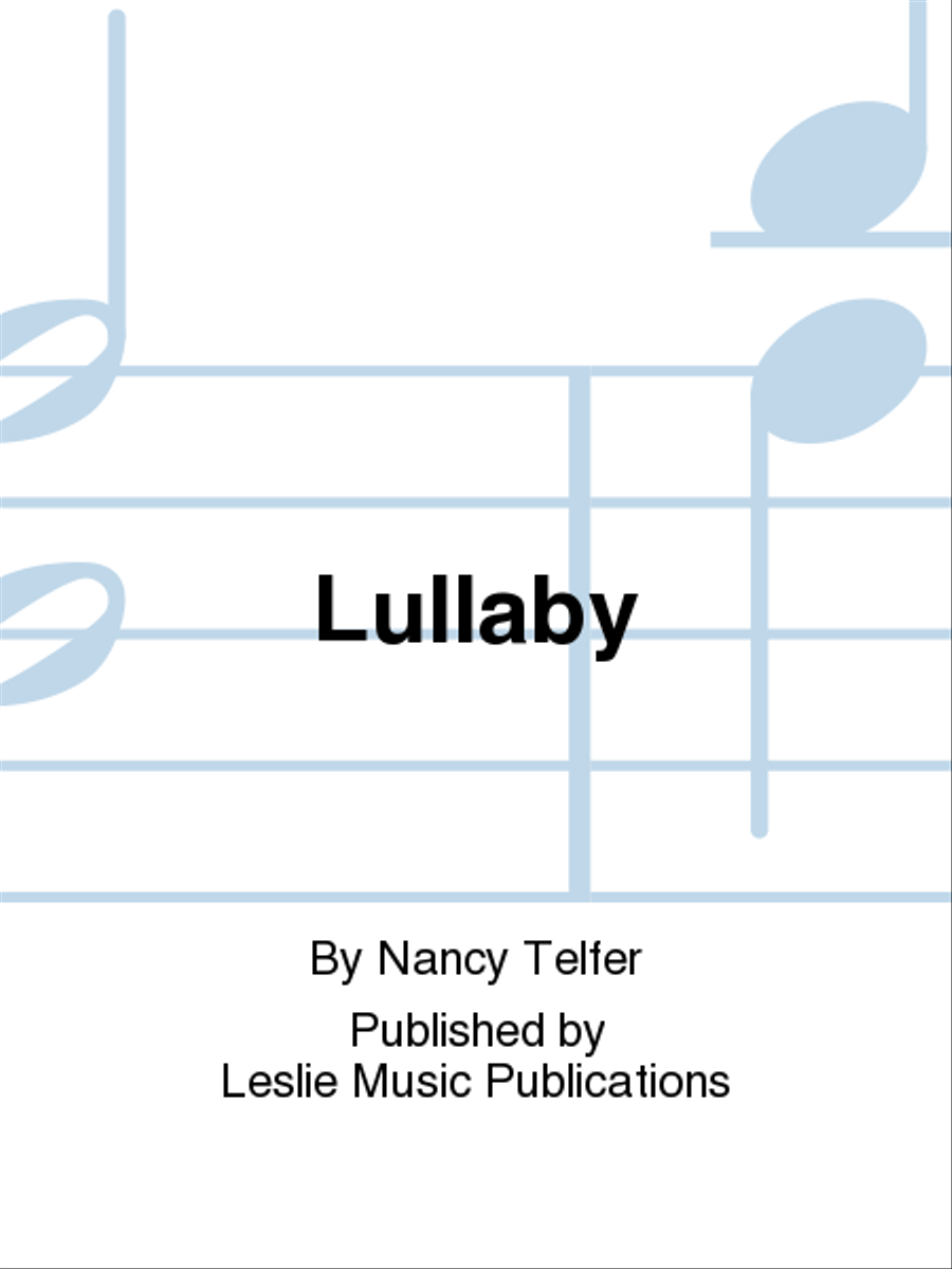 Lullaby Unison Choir scores gallery preview page 1