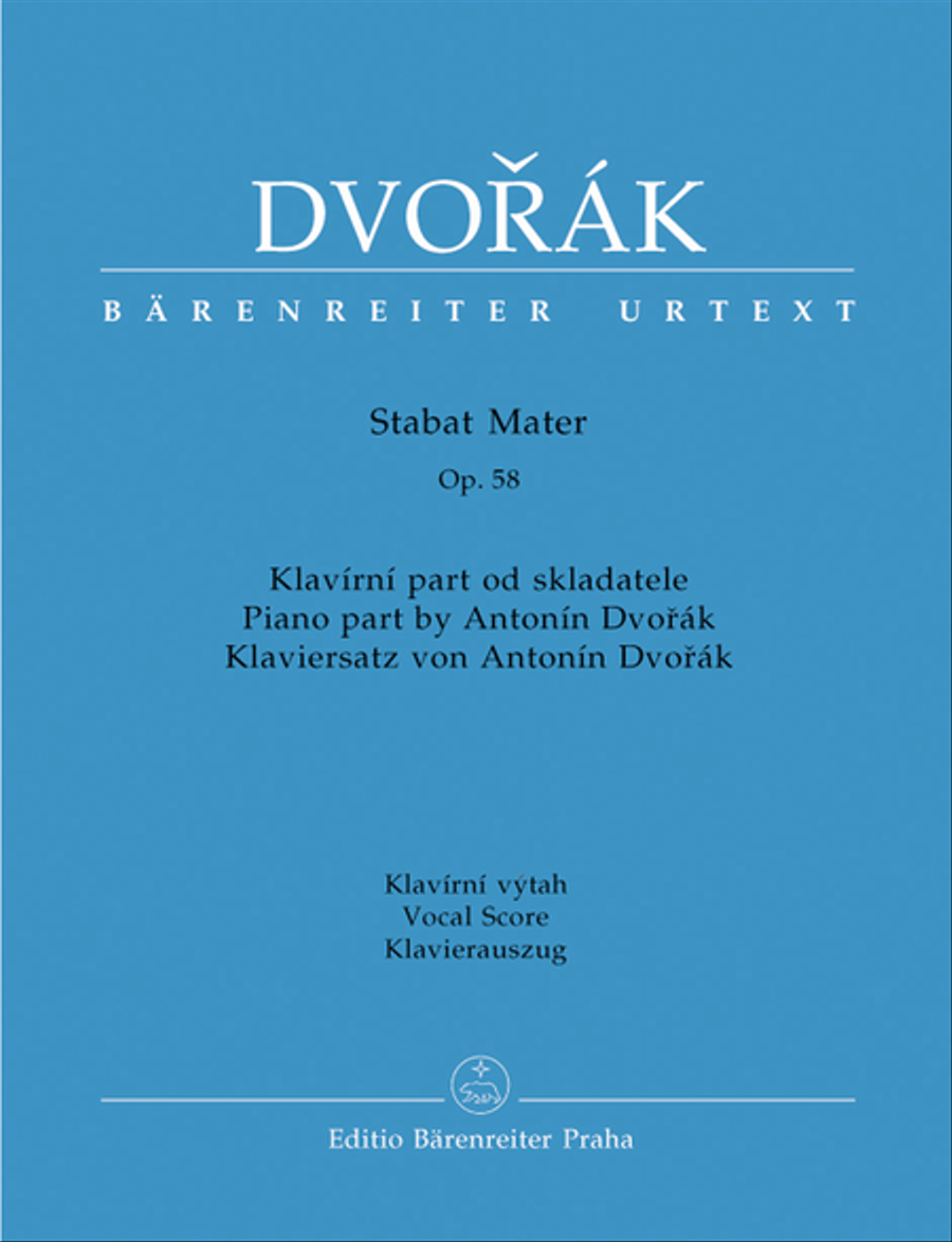 Stabat Mater, op. 58 4-Part scores gallery preview page 1