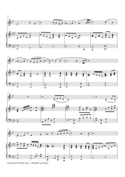 Gary Lanier: 3 BEAUTIFUL HYMNS, Set IV (Duets for Bb Trumpet & Piano) image number null
