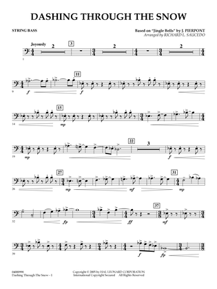 Dashing Through The Snow (based on "Jingle Bells") (arr. Richard L. Saucedo) - String Bass