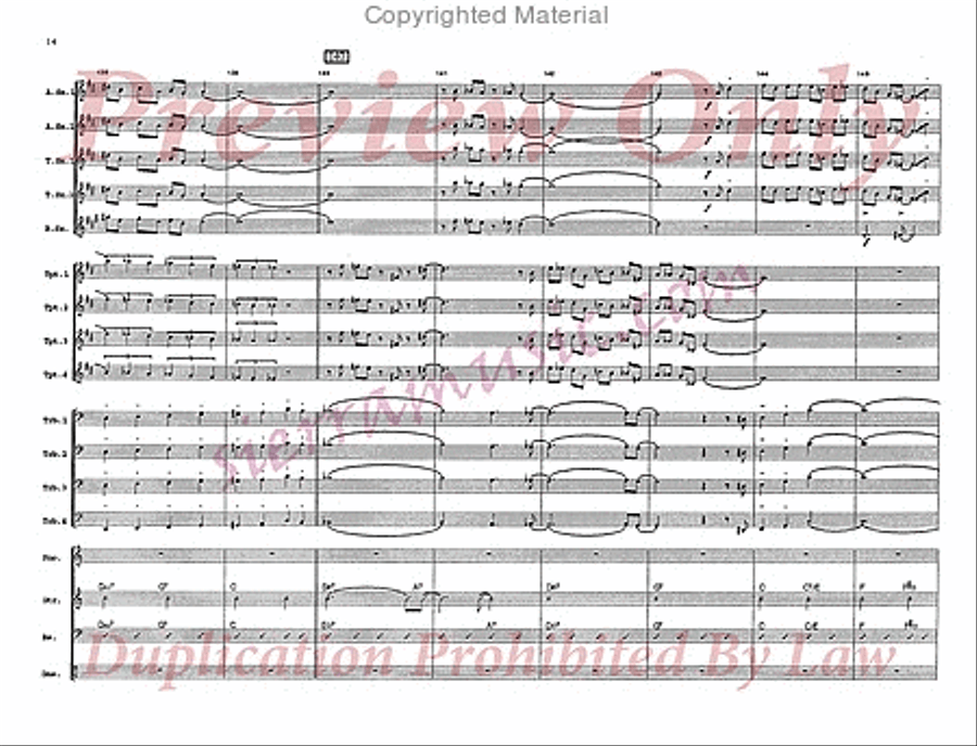 St. Thomas Big Band scores gallery preview page 15