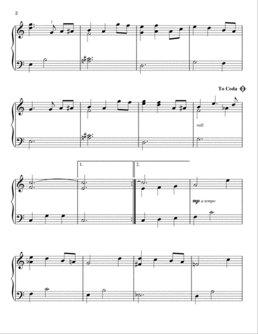 Chaconne Easy Piano scores gallery preview page 2
