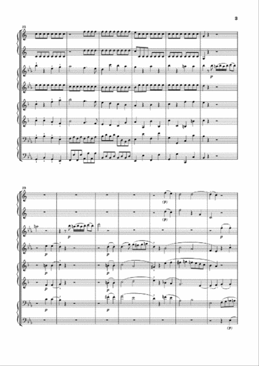 Parthia Op. 103 - Rondo WoO 25 Chamber Music scores gallery preview page 4