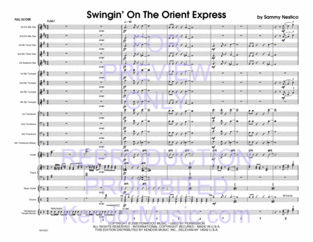 Swingin' On The Orient Express (Full Score)