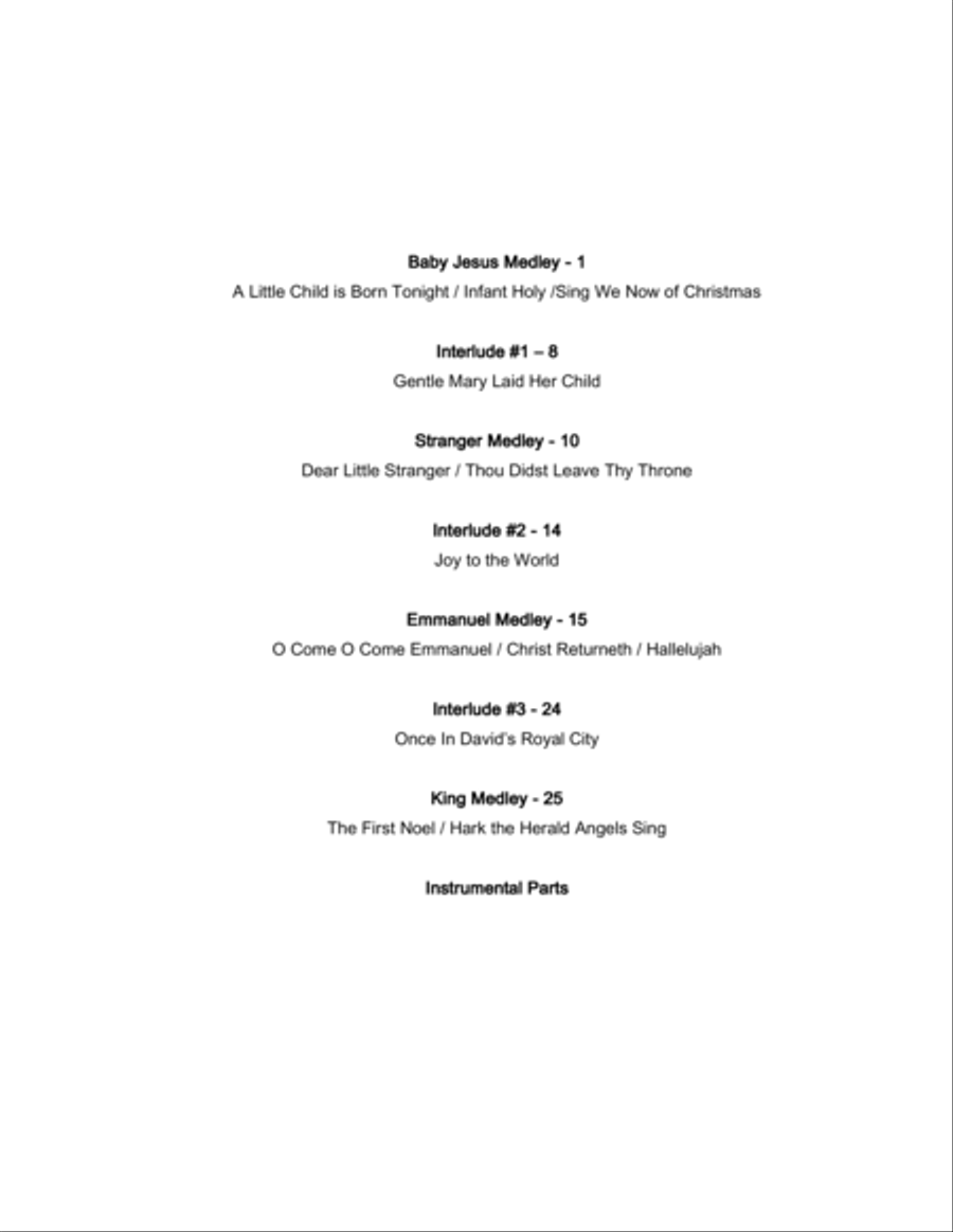 The Names of Christ At Christmas 3-Part scores gallery preview page 2