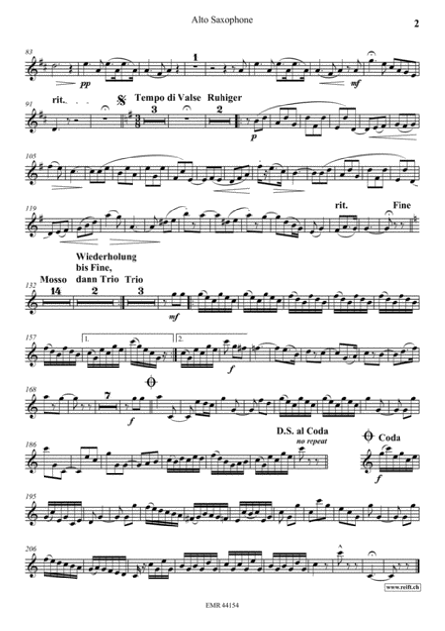 Bravour Alto Saxophone scores gallery preview page 3