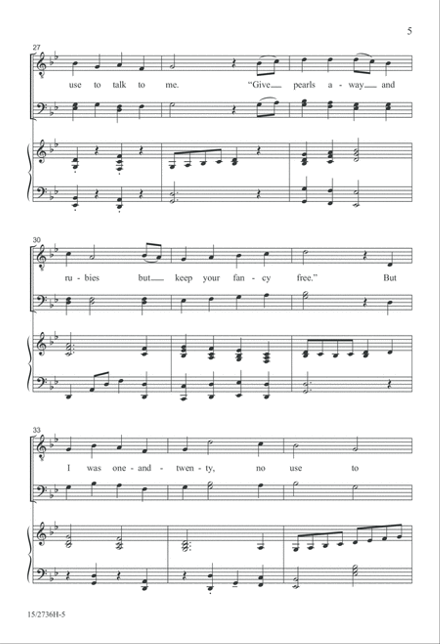 When I Was One-and-Twenty TTB scores gallery preview page 5