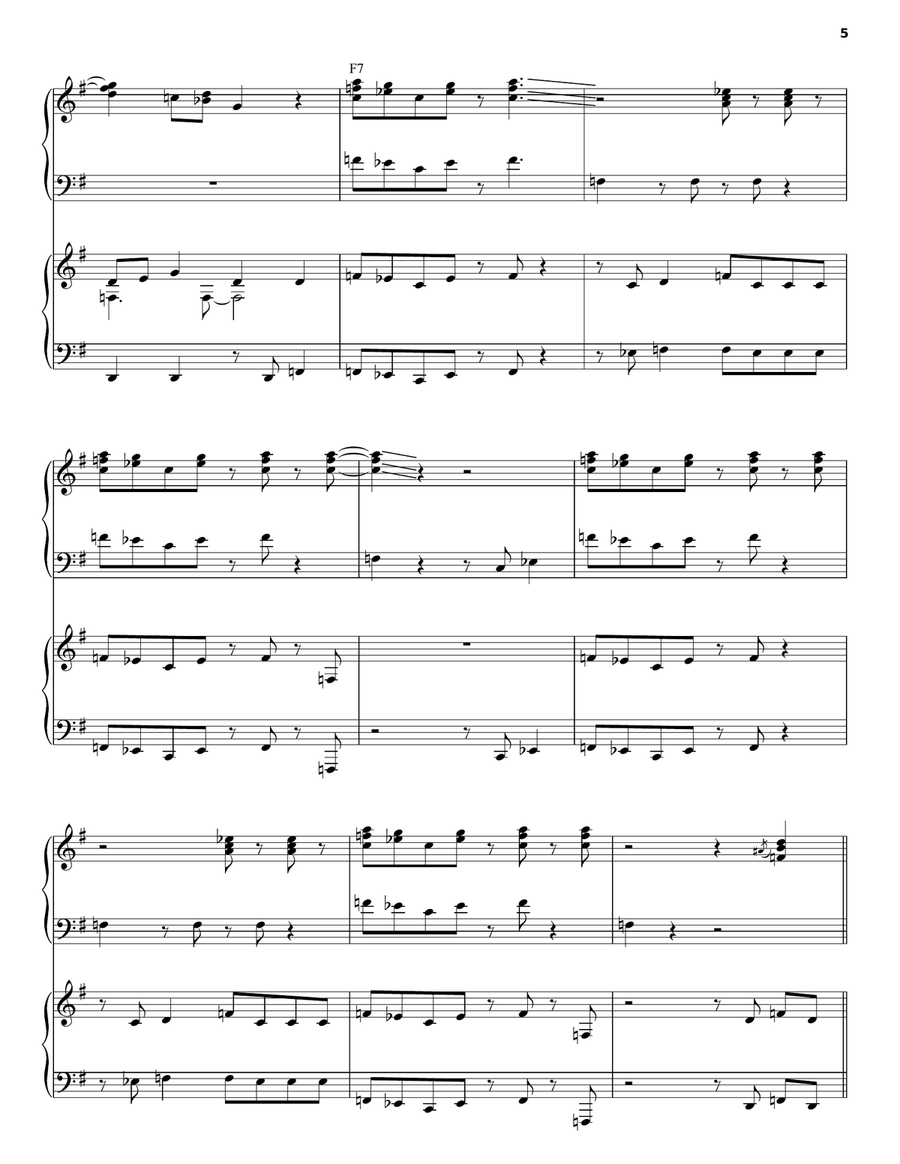 Look-Ka-Py Py Piano scores gallery preview page 5