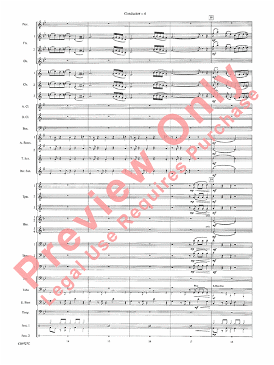 Dave Brubeck: It's About Time Concert Band scores gallery preview page 7