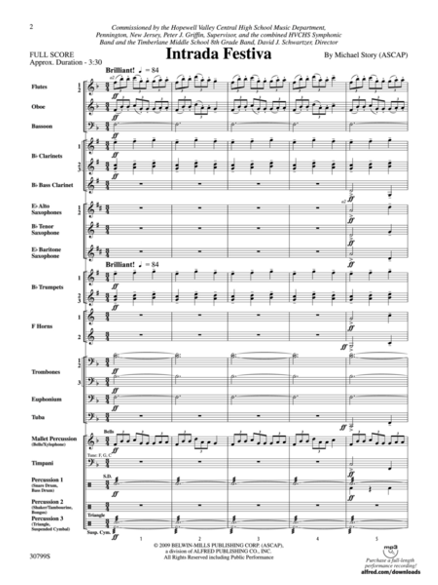 Intrada Festiva (score only)