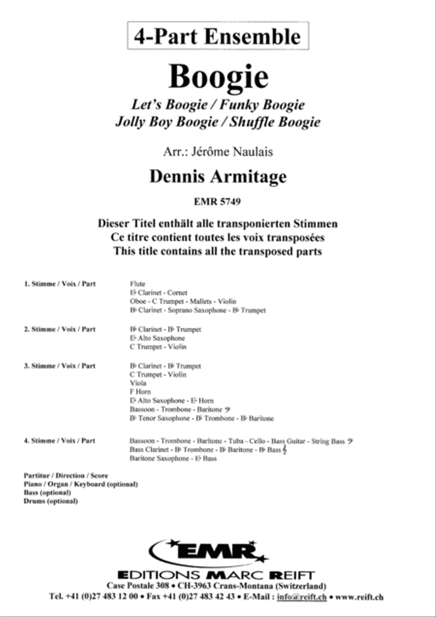 Boogie Boogie Concert Band scores gallery preview page 2