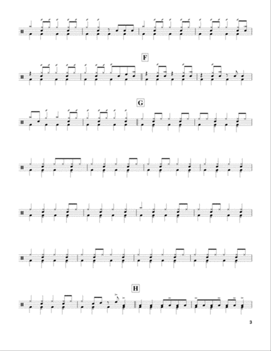 Sing Sing Drum Set scores gallery preview page 3