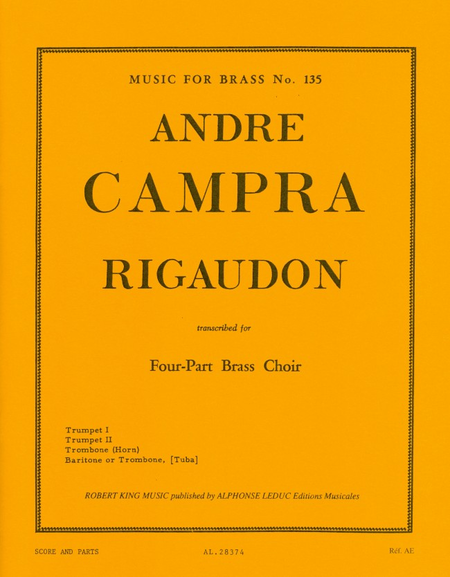 Rigaudon - Brass Quartet