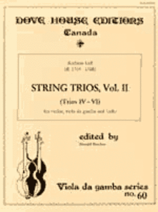 Book cover for String Trios, Vol.II