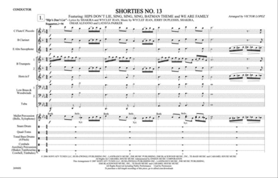 Shorties #13 Marching Band scores gallery preview page 2