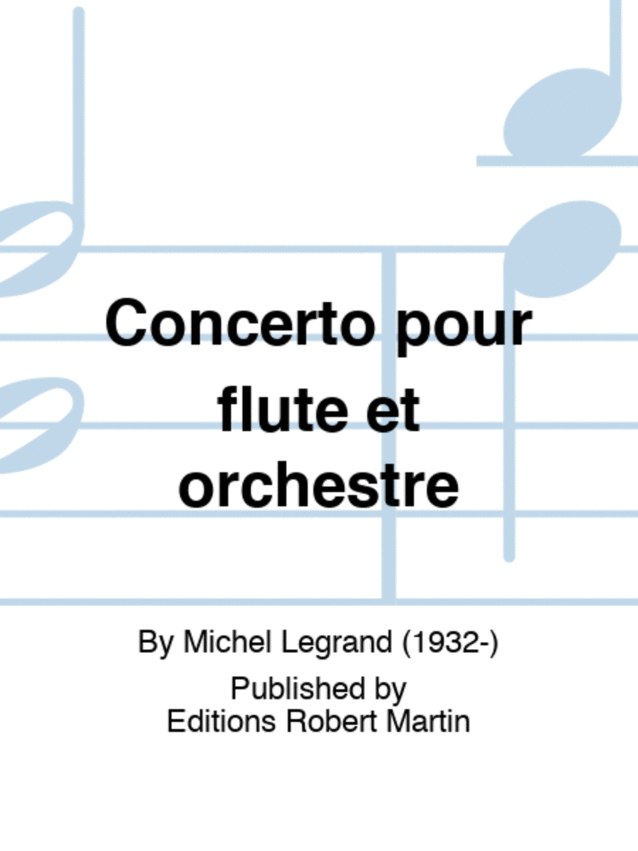 Concerto pour flute et orchestre Flute Solo scores gallery preview page 1